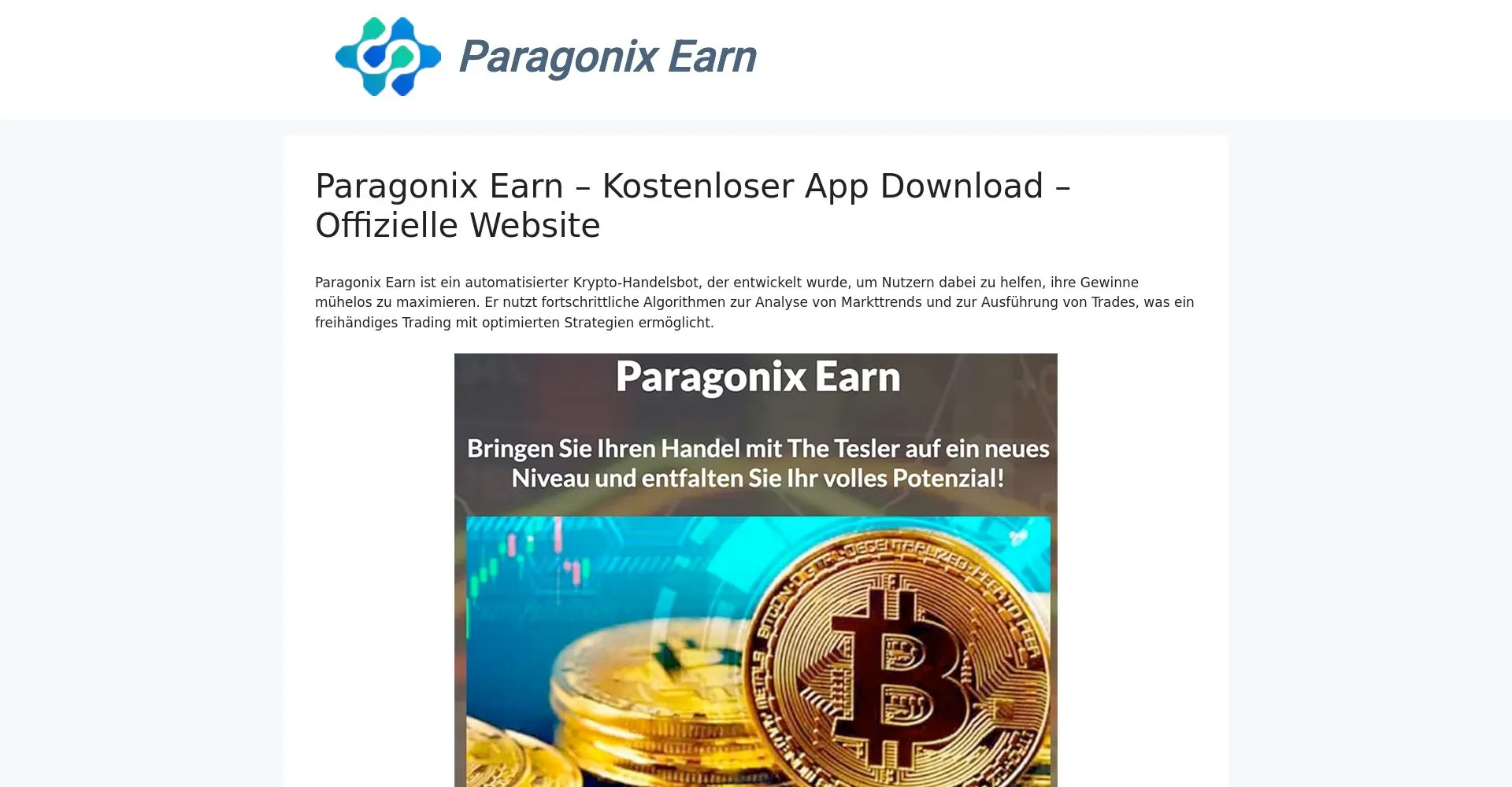 Paragonix Earn Erfahrungen 2025: Ist es seriös oder Betrug?